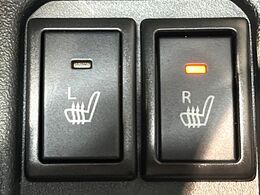【シートヒーター】寒い日に重宝するシートヒーター！エアコンより早く温まってくれるので寒がりの人も安心ですね♪エアコンの温風は乾燥するから苦手、という方にもをおすすめです。