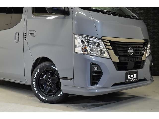 ■ES キャラバン フロントリップスポイラー ★即納台数多数取り揃え！気に入っていただけるお車ご提案します☆ご来店お待ちしております。シーアールエス大阪06-6852-9000