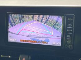 【バックカメラ】駐車時に後方がリアルタイム映像で確認できます。大型商業施設や立体駐車場での駐車時や、夜間のバック時に大活躍！運転スキルに関わらず、今や必須となった装備のひとつです！