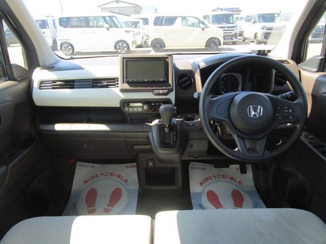 見晴らしがよく開放的な車内。視界も良好です。
