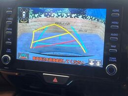 【バックカメラ】駐車時に後方がリアルタイム映像で確認できます。大型商業施設や立体駐車場での駐車時や、夜間のバック時に大活躍！運転スキルに関わらず、今や必須となった装備のひとつです！