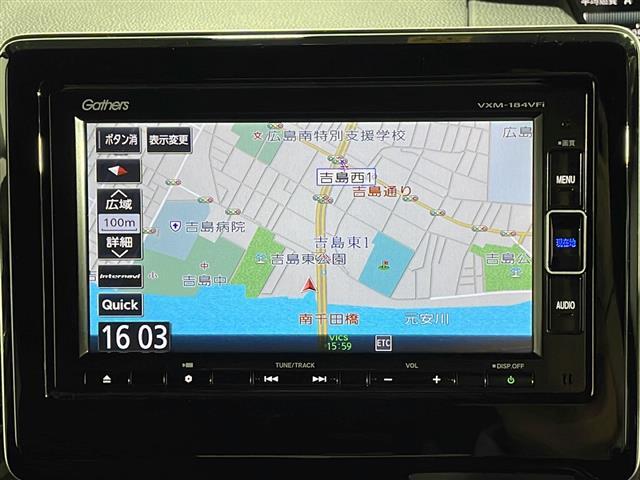 【純正ナビ】専用設計で車内の雰囲気にマッチ！ナビ利用時のマップ表示は見やすく、いつものドライブがグッと楽しくなります！