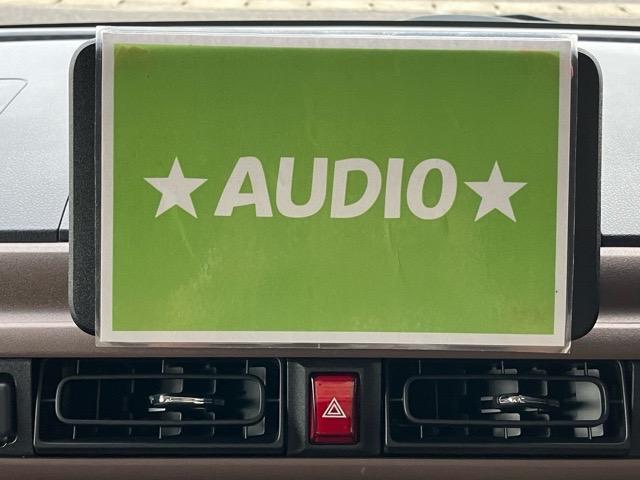 当車両はオーディオレスとなっております。多彩なナビ・オーディオをご用意しております。詳しくは当店スタッフにお問合せ下さい。