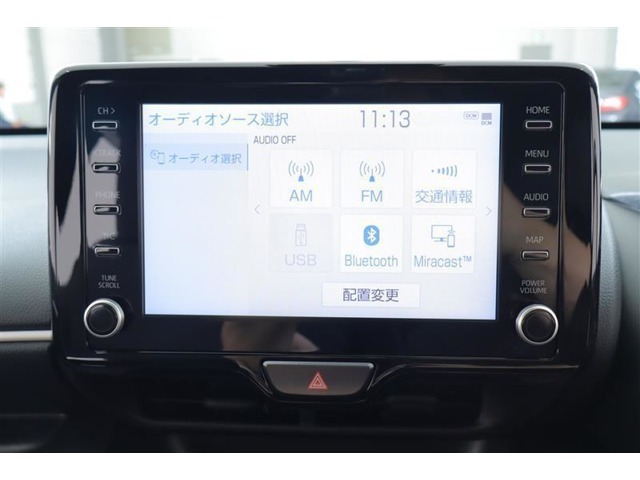 ディスプレイオーディオです♪Bluetooth・USB接続出来ます！バックガイドモニターで後方の確認が出来て安心です。