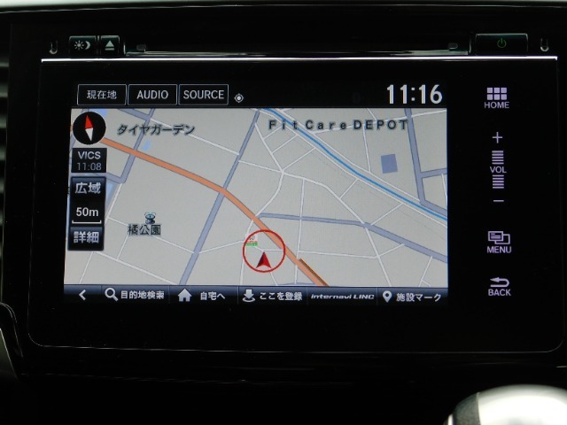 ホンダ純正インターナビが付います
