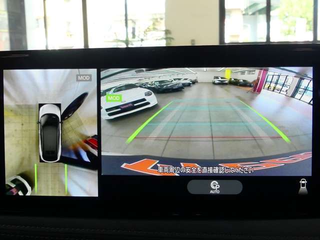 パノラミックビューモニタ搭載の為駐車時の安全確保が容易に行えます！