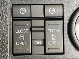 【両側パワースライドドア】スマートキーや運転席のスイッチで後席両側スライドドアの開閉が可能♪電動だから力を入れてドアを開ける必要が無く、小さなお子様でも簡単に開け閉めでき快適です♪