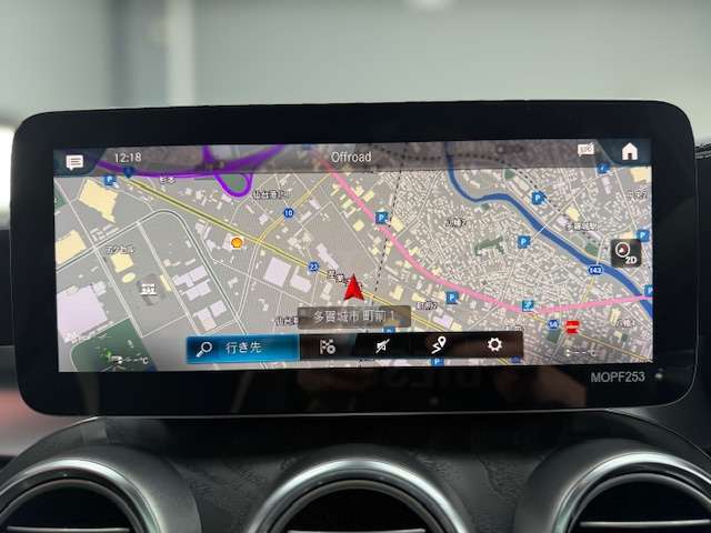 【純正ナビ】ナビ機能のほかにTV・Bluetoothの利用も可能です！