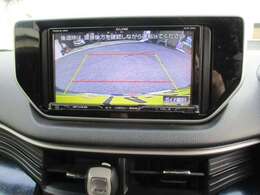 バックカメラ付きなので後退も安心