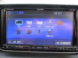 ナビ、フルセグTV＆DVD再生。Bluetooth機能