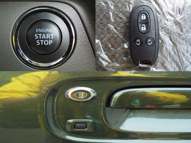 キーレスプッシュスタート付きなのでエンジンの始動・停止やドアの施錠・解錠がスイッチ一つで簡単に操作できます！