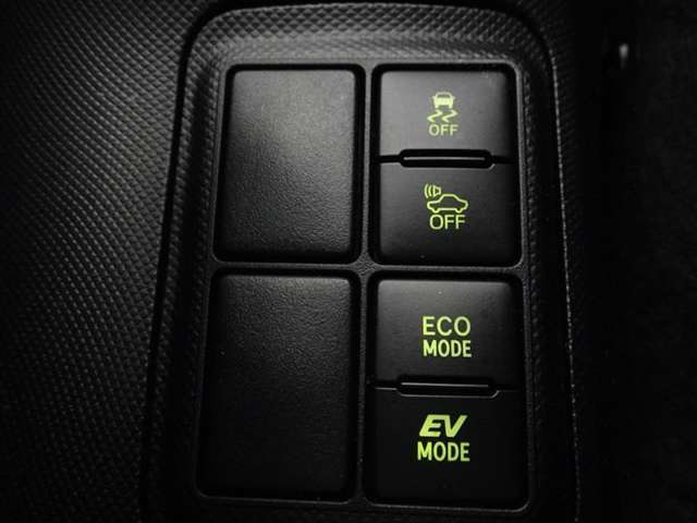 走行モードをEV・ECOモードからも選べます。（通常はノーマルモードです）。