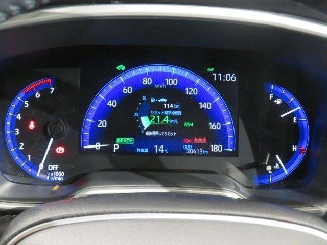 「メーターパネル」です。視認性に優れ、見やすい位置に配置がされています。