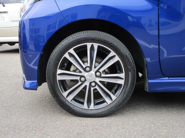 実車はアルミホイール組みの夏用タイヤを装着しています。