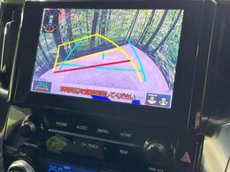 【バックカメラ】駐車時に後方がリアルタイム映像で確認できます。大型商業施設や立体駐車場での駐車時や、夜間のバック時に大活躍！運転スキルに関わらず、今や必須となった装備のひとつです！