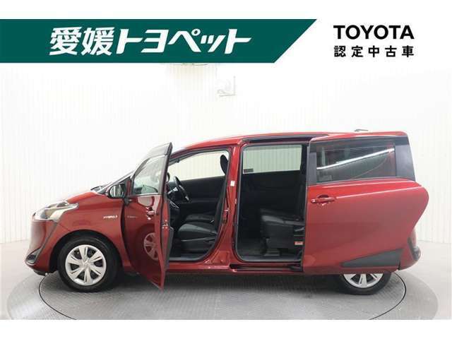 広い開口部＆低い床で乗り降りラクラク♪