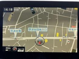 【純正ナビ】専用設計で車内の雰囲気にマッチ。ナビ利用時のマップ表示は見やすく、いつものドライブがグッと楽しくなります。