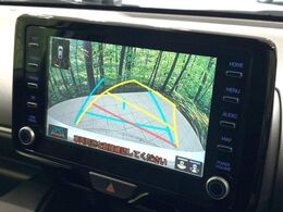 【バックカメラ】駐車時に後方がリアルタイム映像で確認できます。大型商業施設や立体駐車場での駐車時や、夜間のバック時に大活躍！運転スキルに関わらず、今や必須となった装備のひとつです！
