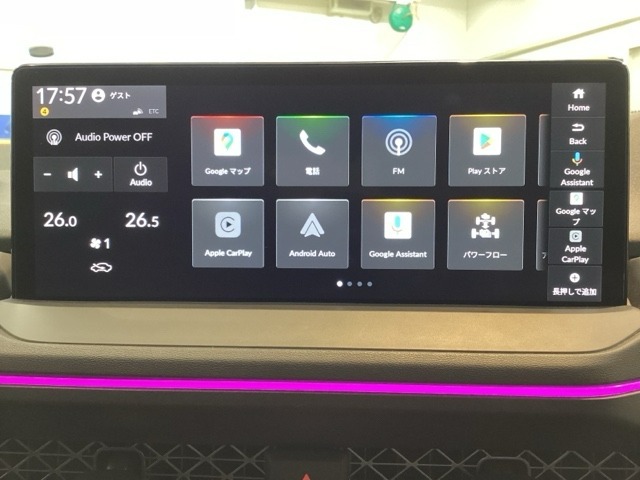 12.3インチ Honda CONNECTディスプレーに、Google アシスタント、Google マップ、Google Play を搭載。よりパーソナライズされたドライブ体験を提供します。