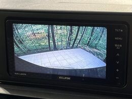【バックカメラ】駐車時に後方がリアルタイム映像で確認できます。大型商業施設や立体駐車場での駐車時や、夜間のバック時に大活躍！運転スキルに関わらず、今や必須となった装備のひとつです！