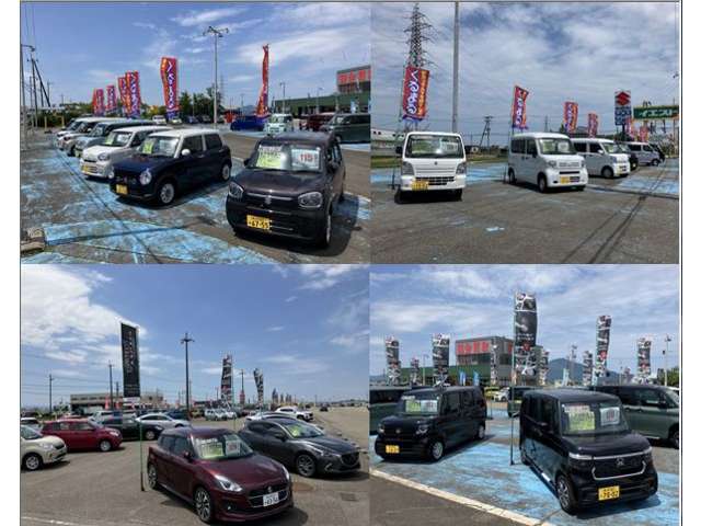 お車の販売はもちろん、自社整備、自社鈑金修理、ガソリンスタンド、保険も取り扱っております。お車の事はイエストにお任せください。