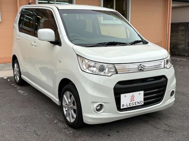 スズキの人気の軽　ワゴンR660スティングレー X　入庫致しました♪スティングレーならではの装備でスタイリッシュな見た目です♪