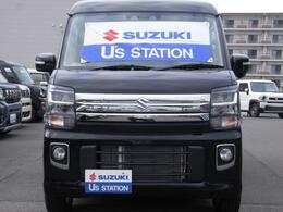 スズキ　エブリイワゴンPZターボハイルーフ　R7(2025)年式　走行距離(撮影時点)78km　車検満了R10(2028)年2月　4人乗り　後席左側電動スライドドア　衝突被害軽減システム　リヤパーキングセンサー　オートライト