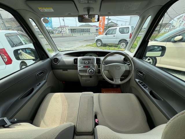 初心者の方でも安心して運転していただける視野の広さとなっております。