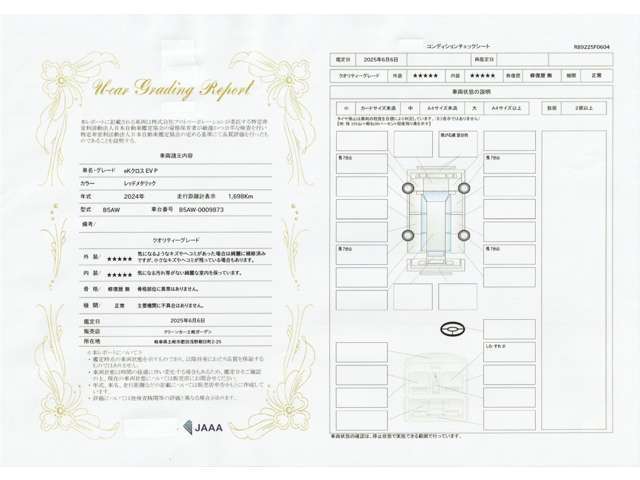 鑑定書あり
