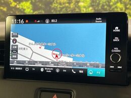 【9インチ　ホンダコネクトディスプレイ】視認性の高い大画面ディスプレイでナビの使用や、お持ちのスマートフォンと連携したbluetoothでの音楽再生が可能です♪