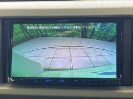 【バックカメラ】駐車時に後方がリアルタイム映像で確認できます。大型商業施設や立体駐車場での駐車時や、夜間のバック時に大活躍！運転スキルに関わらず、今や必須となった装備のひとつです！