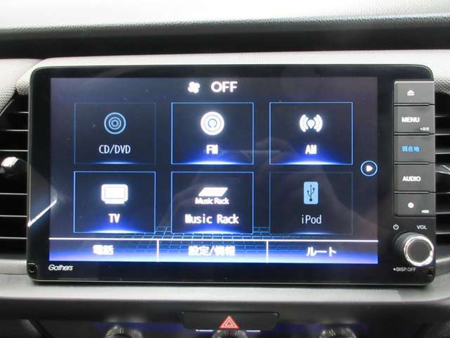 ホンダ純正Gathersナビ（VXU-205FTi）フルセグTVを搭載！