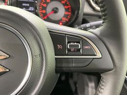 【クルーズコントロール】高速道路もラクラク走行。アクセルを離しても一定速度で走行ができ、長距離運転時の負担を軽減！加速・減速も簡単なスイッチ操作で調整できます。