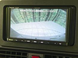 【バックカメラ】駐車時に後方がリアルタイム映像で確認できます。大型商業施設や立体駐車場での駐車時や、夜間のバック時に大活躍！運転スキルに関わらず、今や必須となった装備のひとつです！