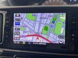 【純正ナビ】専用設計で車内の雰囲気にマッチしたナビが装備されています！利用時のマップ表示は見やすく、いつものドライブがグッと楽しくなります！