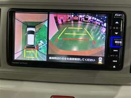 パノラミックビューモニター付きで視界良好