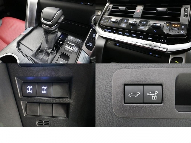 本革巻きシフトノブ☆ドライブモードセレクト☆快適温熱シート＆シートベンチレーション☆ステアリングヒーター☆指紋認証スタートスイッチ☆GR専用電動前後デフロック☆パワーバックドア☆