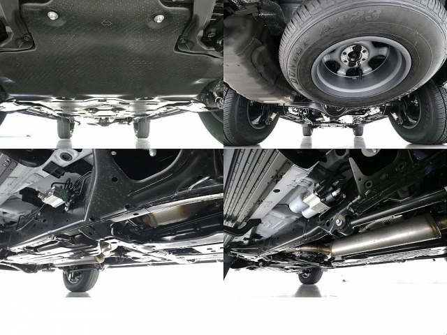 下廻りになります☆高強度かつ軽量のGFRP（ガラス繊維強化プラスチック）を、アンダーカバーの素材として世界で初めて採用。オフロードでのボディ下部の保護と優れた走破性を実現しました☆