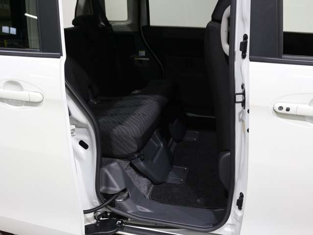 後部座席です。