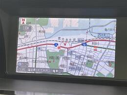 【純正ナビ】専用設計で車内の雰囲気にマッチしたナビが装備されています！利用時のマップ表示は見やすく、いつものドライブがグッと楽しくなります！