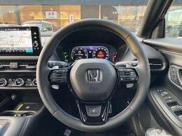 本革巻ステアリングホイールです！ハンドルヒーター付きです！！