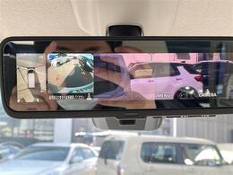 【バックミラー】大きくて見やすいので、後方を見るときも安心です！