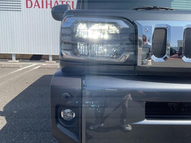 LEDヘッドランプで夜間も安心♪