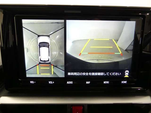 パノラミックビューモニターを装備。駐車場や交差点で周囲の安全確認をサポートします。