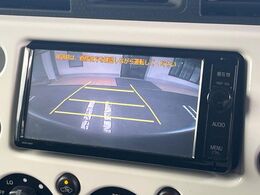 【バックカメラ】駐車時に後方がリアルタイム映像で確認できます。大型商業施設や立体駐車場での駐車時や、夜間のバック時に大活躍！運転スキルに関わらず、今や必須となった装備のひとつです！