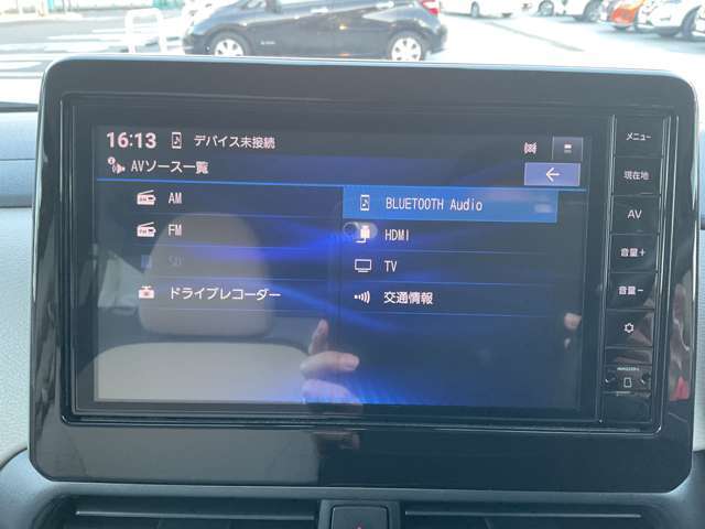 純正ナビはオーディオも充実です。
