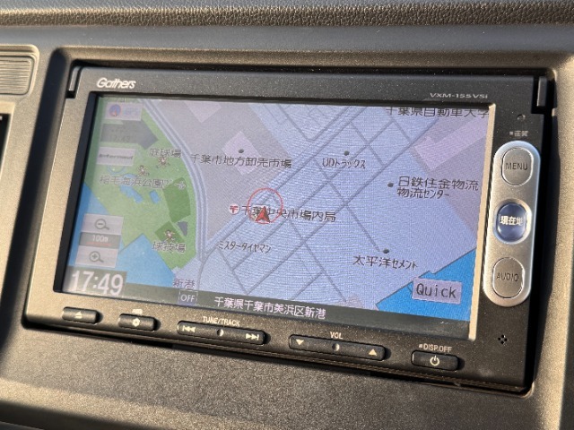 ホンダ純正メモリーナビ付き、初めての道でも安心です。