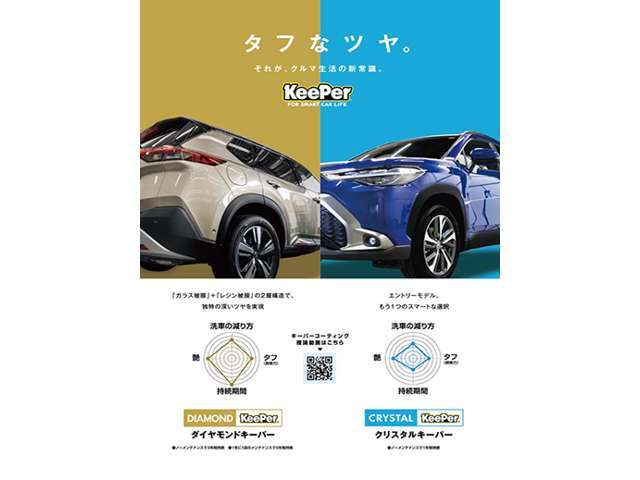 当社はKeeper施工店になります。ご購入したお車のコーティングもお任せください