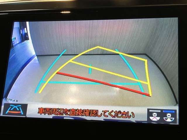 バックモニター付きで駐車もらくらく！