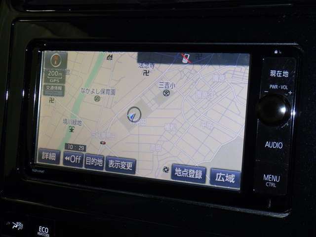 ナビ装着車で知らない道もラクラク！